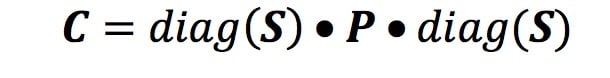 Covariance in Matrix Form