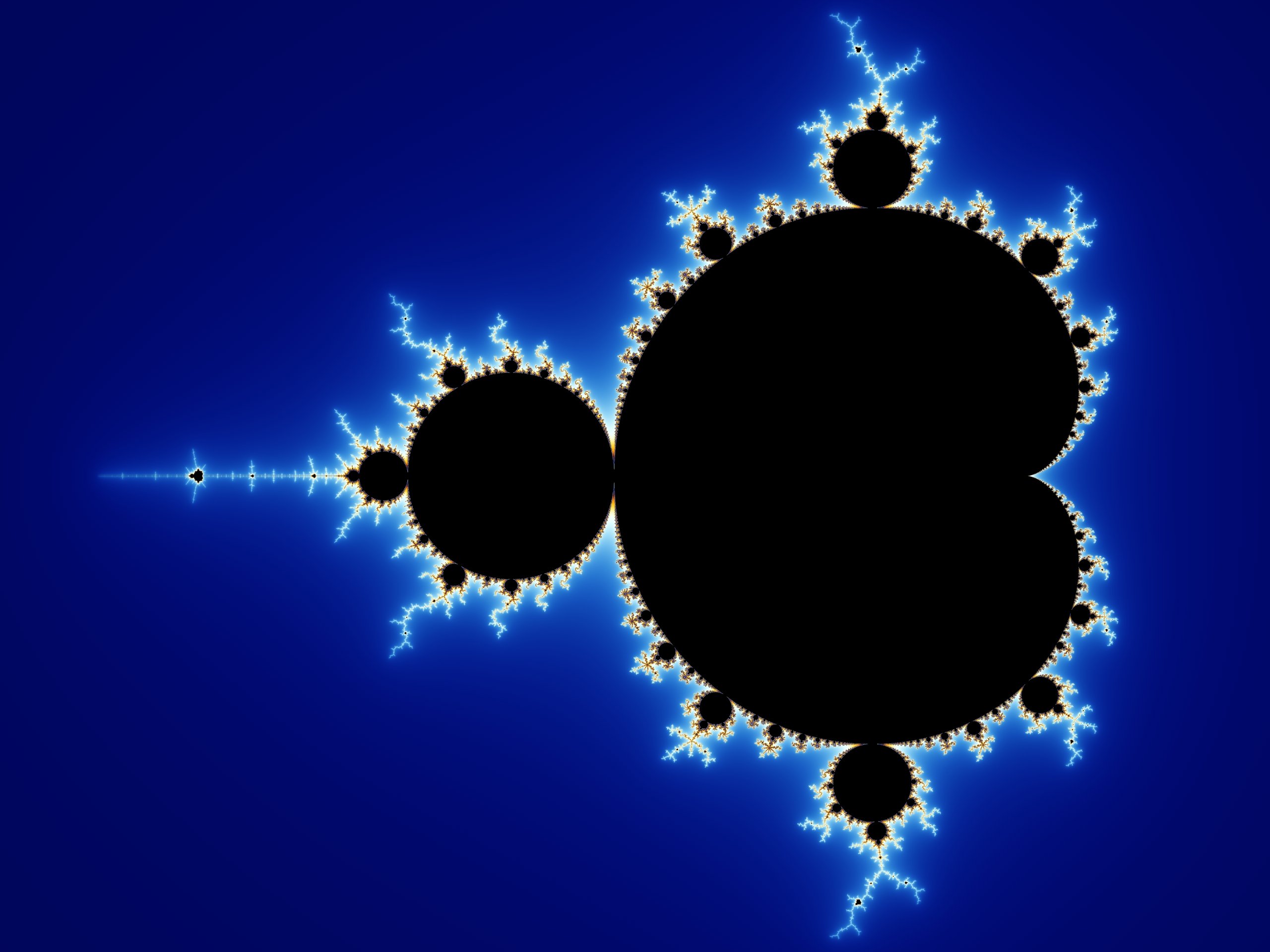 Mandelbrot Set (Source: Wikimedia, Created by Wolfgang Beyer, CC BY-SA 3.0)
