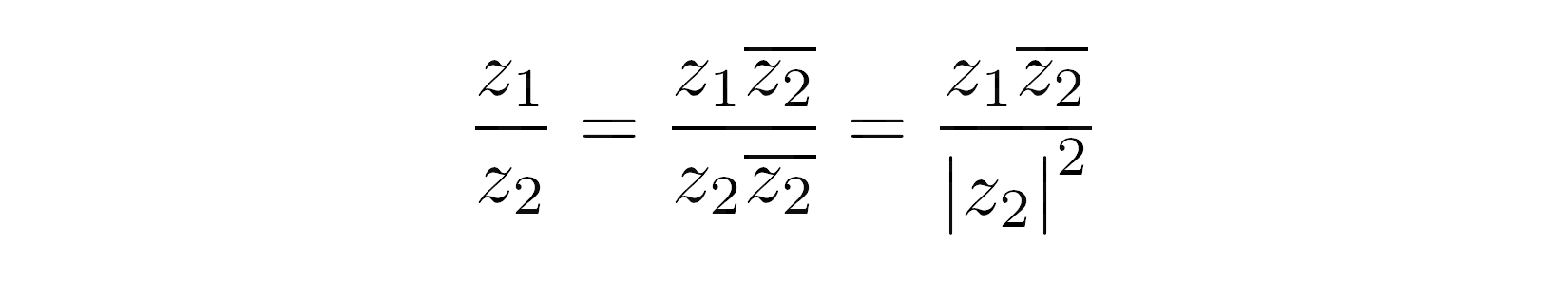 Dividing Complex Numbers