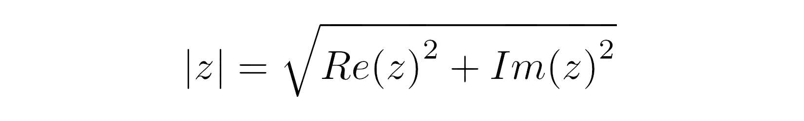 Calculating the Complex Magnitude