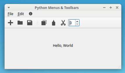 PyQt Status Bar
