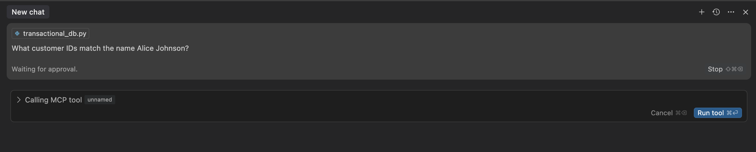 Ask first MCP question