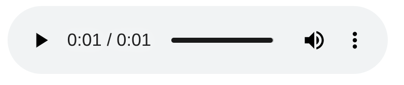 Playable Audio Widget in a Jupyter Notebook