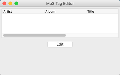 wxPython MP3 Tag Editor