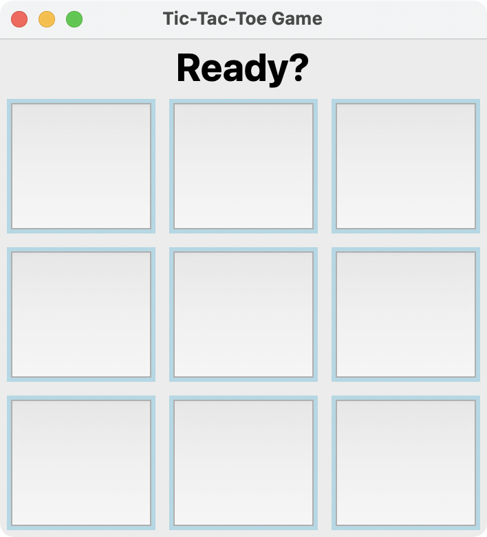 Tic-Tac-Toe Game Board